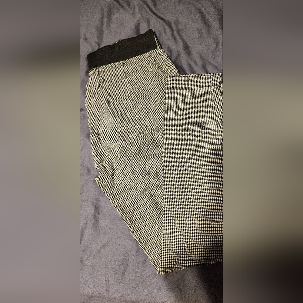 Plaid skinny pants